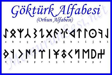 göktürk yazıtları hangi alfabe ile yazılmıştır